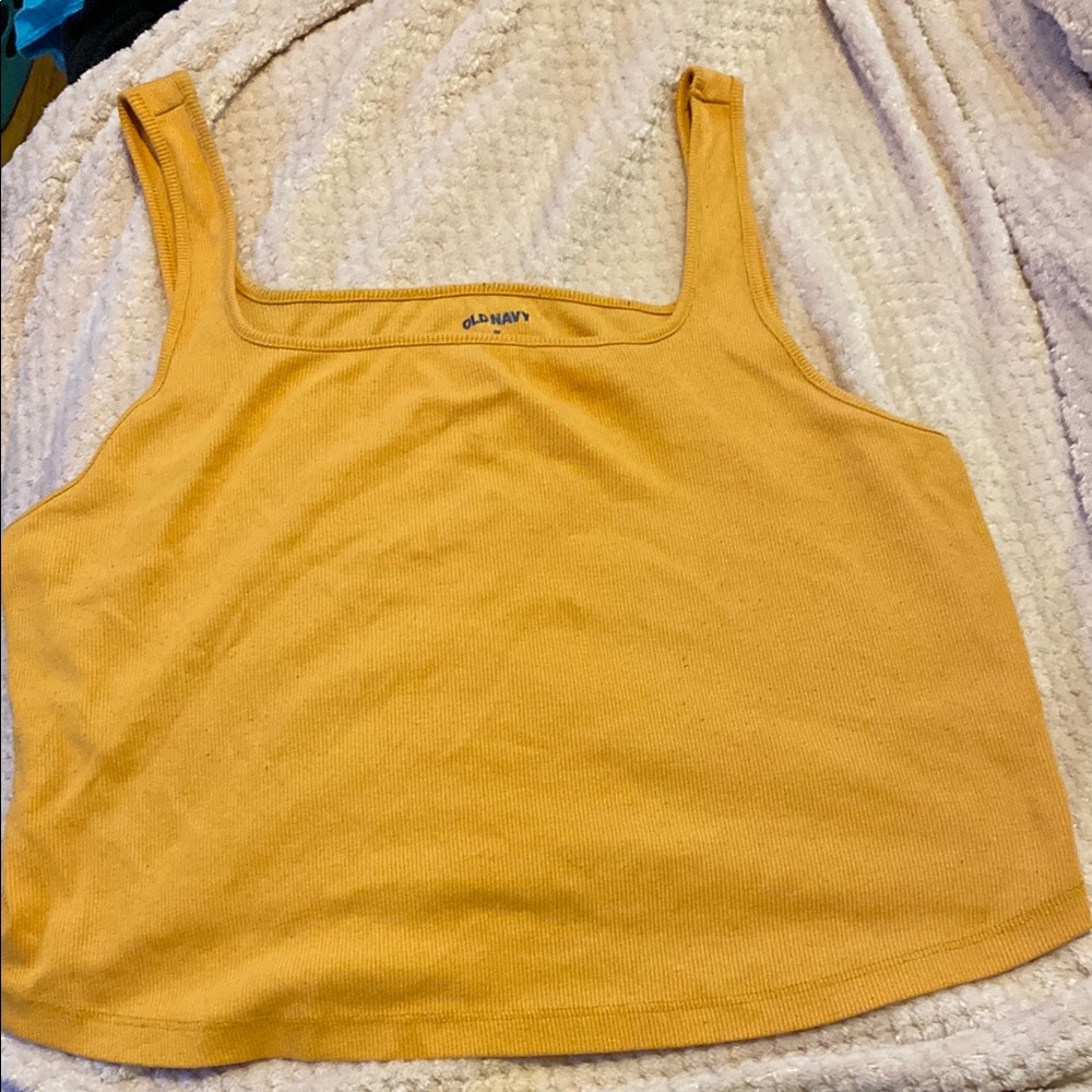 Old Navy Women's Yellow Tank Top